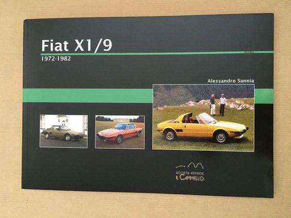 Fiat X1/9 192-1982 italienisches Fachbuch von A.Sannia